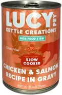 12/12.5oz Lucy Pet Chicken & Salmon Recipe in Gravy for Dogs - Food